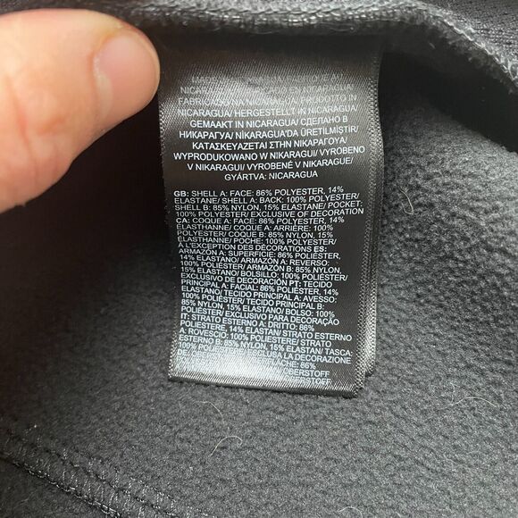 The North Face Windwall Barrier Softshell Jacket Womens Large Black Outdoor Hike - Picture 4 of 16